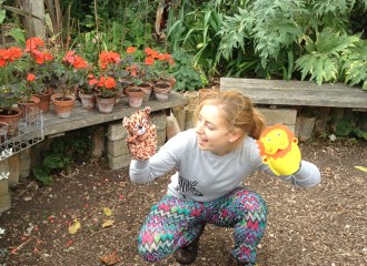 Storytelling with puppets