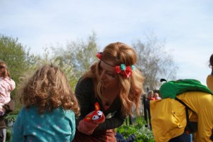 Outdoor storytelling in the summer