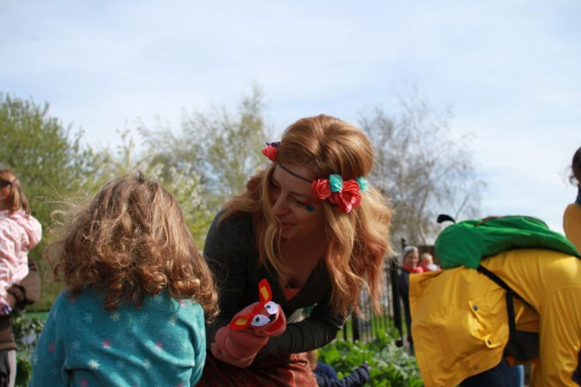 Outdoor storytelling in the summer