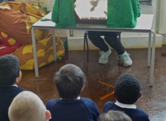 Shadow puppet storytelling