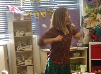 Storytelling and art with early years